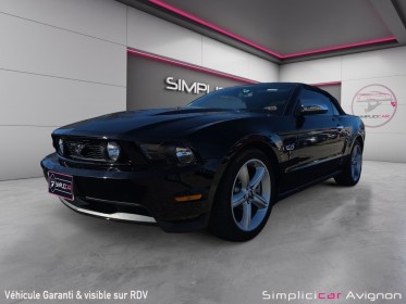 Ford mustang cabriolet 5.0 v8 gt 417ch occasion avignon (84) simplicicar simplicibike france