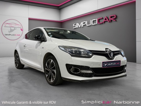 Renault megane iii coupe dci 110 eco2 bose edc garantie 12 mois caméra de recul occasion simplicicar narbonne simplicicar...
