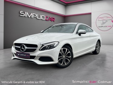 Mercedes classe c coupe 180 9g-tronic caméra de recul sièges chauffants garantie 12 mois occasion simplicicar colmar...