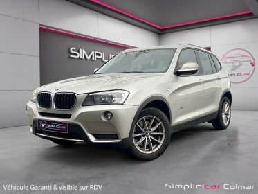 Bmw x3 f25 xdrive 20d 184ch steptronic a entretien et distribution à jour garantie occasion simplicicar colmar simplicicar...
