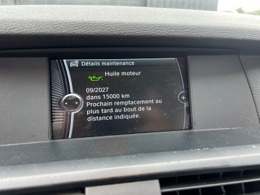 Bmw x3 f25 xdrive 20d 184ch steptronic a entretien et distribution à jour garantie occasion simplicicar colmar simplicicar...
