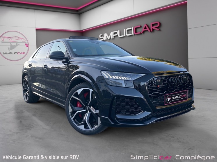 Audi rs q8 600ch v8 - full black - full - immat fr - occasion simplicicar compiegne simplicicar simplicibike france