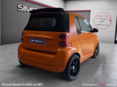 Smart fortwo 1.0 cabriolet occasion  simplicicar nice - pfvauto simplicicar simplicibike france