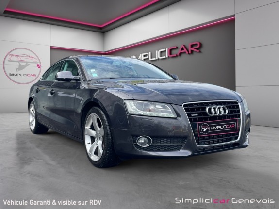 Audi a5 sportback v6 tdi 240 ambition luxe quattro s tro - bo - to - cuir - garantie 12 mois occasion simplicicar genevois...