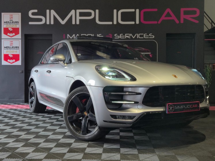 Porsche macan turbo 3.6 v6 400 ch pdk pack carbone - garantie 12 mois - occasion  simplicicar aix les bains simplicicar...