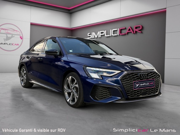 Audi a3 berline 35 tfsi mild hybrid 150 s tronic 7 s line toit ouvrant  carplay matrix led garantie 12 mois occasion...
