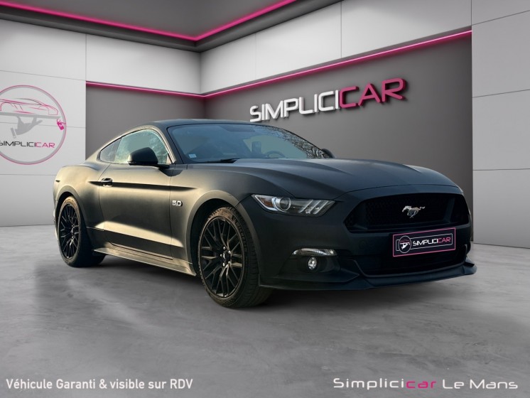 Ford mustang fastback v8 5.0 421 gt a garantie 12 mois occasion simplicicar le mans simplicicar simplicibike france