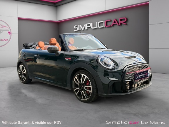 Mini cabriolet f57 lci ii john cooper works 231 ch bva8 finition ultimate garantie 12 mois occasion simplicicar le mans...