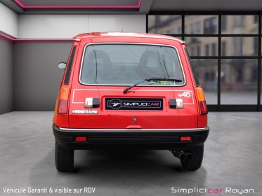 Renault r5 alpine 93ch etat neuf dossier complet garantie 12 mois occasion simplicicar royan simplicicar simplicibike france