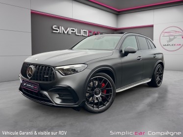 Mercedes glc 63 amg s 4matic 680ch - noir mat - full - premiere main - immat fr - occasion simplicicar compiegne simplicicar...