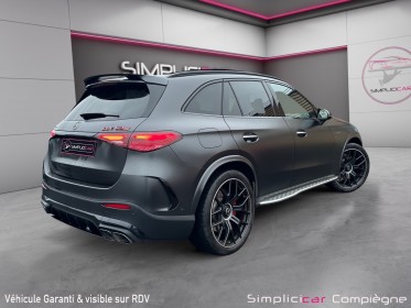 Mercedes glc 63 amg s 4matic 680ch - noir mat - full - premiere main - immat fr - occasion simplicicar compiegne simplicicar...