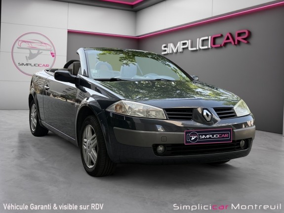 Renault megane ii cc cc 1.6 16v confort authentique cabriolet occasion montreuil (porte de vincennes)(75) simplicicar...