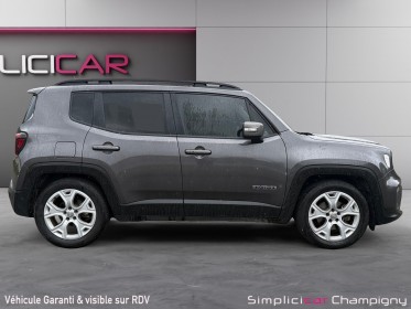 Jeep renegade my20 1.3 gse t4 150 ch bvr6 limited / caméra / led occasion champigny-sur-marne (94) simplicicar simplicibike...