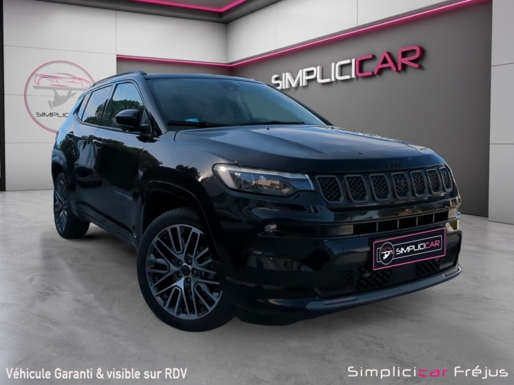 Jeep compass 1.5 turbo t4 130 e-hybrid summit bvr7 full option pack premium garantie 10 mois occasion simplicicar frejus ...