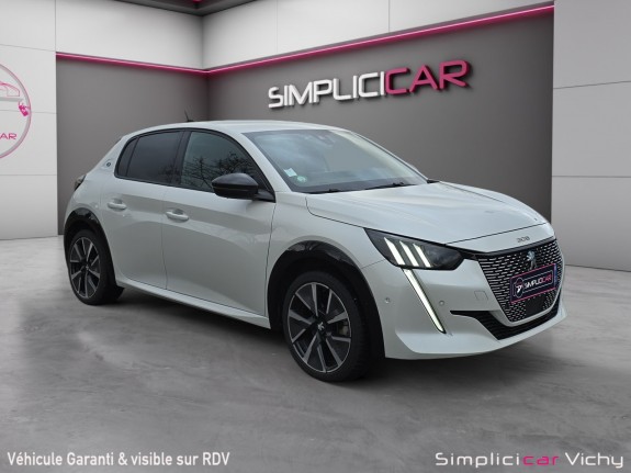 Peugeot 208 electrique 50 kwh 136 ch gt pack caméra de recul sièges avants chauffants garantie 12 mois soh 84.9% occasion...