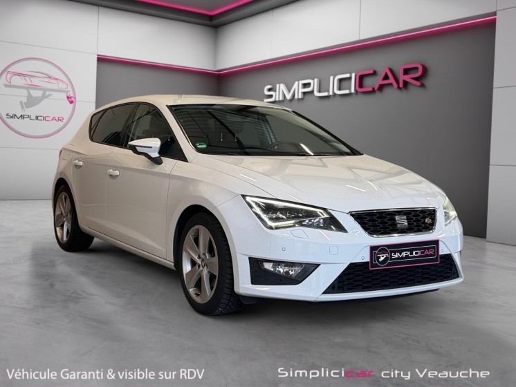 Seat leon 2.0 tdi 150 start/stop fr / sièges chauffants / radar av arr occasion simplicicar veauche simplicicar simplicibike...