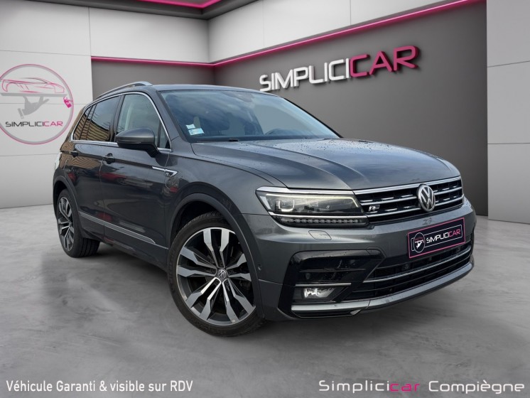 Volkswagen tiguan 2.0 tdi 150 dsg7 4motion black r-line - caméra de recul - gps - suivi à jour occasion simplicicar...