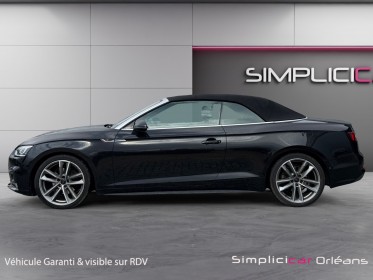 Audi a5 cabriolet 2.0 tfsi 190 s tronic 7 s-line caméra 360 suivi complet garantie 12 mois occasion simplicicar orleans...