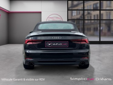 Audi a5 cabriolet 2.0 tfsi 190 s tronic 7 s-line caméra 360 suivi complet garantie 12 mois occasion simplicicar orleans...