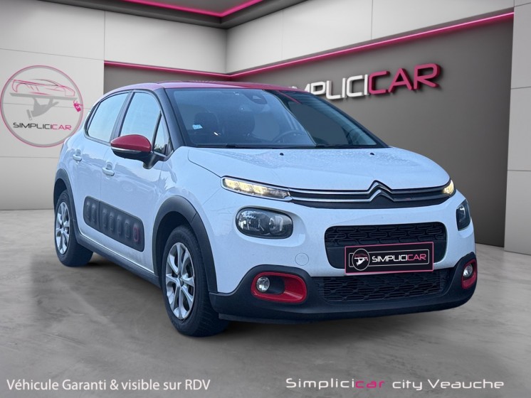 Citroen c3 1.6 bluehdi 75 feel carplay / radar arr occasion simplicicar veauche simplicicar simplicibike france