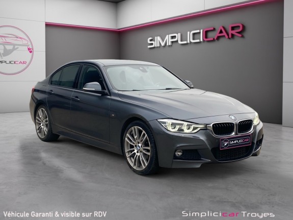 Bmw serie 3 f30 lci 320i 184 m sport pack m affichage tête haute radar de recul garantie 12 mois occasion barberey...