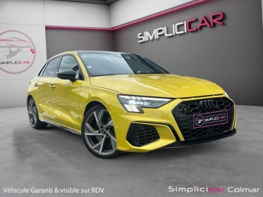 Audi s3 sportback tfsi 310cv s-tronic 7 quattro caméra de recul feux leds jaune python yellow garantie 12 mois occasion...
