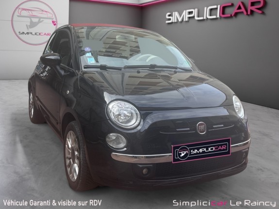 Fiat 500c 1.2 8v 69 ch lounge dualogic décapotable automatique idéal jeune conducteur garantie 12 mois occasion simplicicar...
