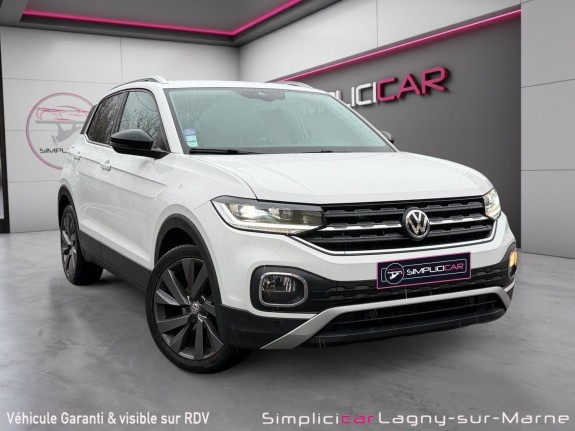Volkswagen t-cross 1.0 tsi 115 start/stop bvm6 first edition - apple carplay- siège chauffant occasion simplicicar lagny ...
