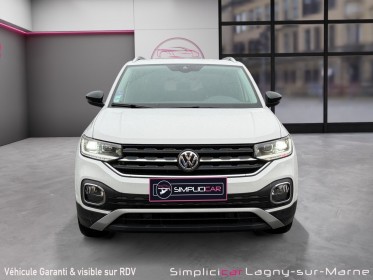 Volkswagen t-cross 1.0 tsi 115 start/stop bvm6 first edition - apple carplay- siège chauffant occasion simplicicar lagny ...