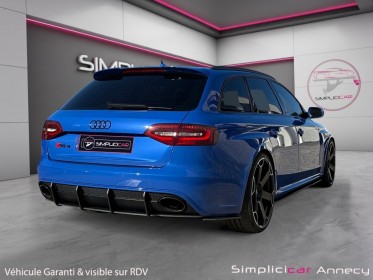 Audi rs4 avant v8 4.2 fsi 450 quattro s tronic 7 audi exclusive one of one bleu nogaro garantie 12 mois occasion simplicicar...
