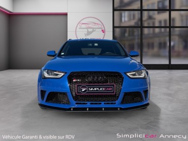 Audi rs4 avant v8 4.2 fsi 450 quattro s tronic 7 audi exclusive one of one bleu nogaro garantie 12 mois occasion simplicicar...