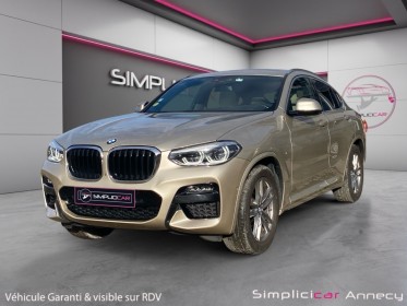 Bmw x4 g02 xdrive20d 190 ch bva8 m sport - toit ouvrant, hk, cam 360, commande gestuelle, full option - garantie 12 mois...