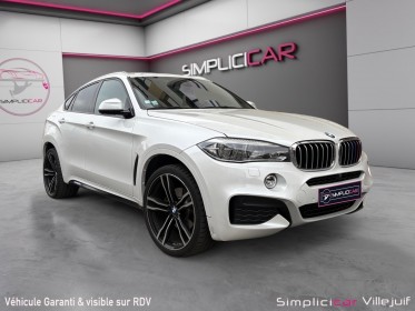 Bmw x6 f16 xdrive40d 313 ch m sport performance, caméra ar/360, siège chauffant, toit ouvrant, apple carplay, garantie...