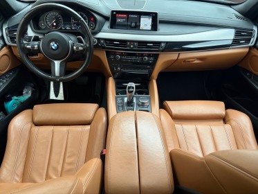Bmw x6 f16 xdrive40d 313 ch m sport performance, caméra ar/360, siège chauffant, toit ouvrant, apple carplay, garantie...