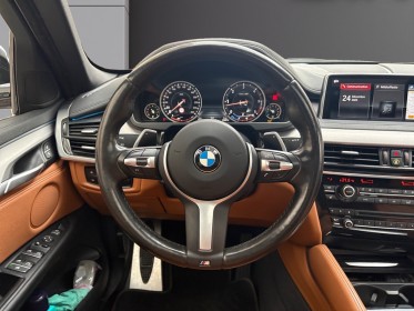 Bmw x6 f16 xdrive40d 313 ch m sport performance, caméra ar/360, siège chauffant, toit ouvrant, apple carplay, garantie...