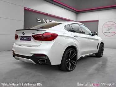 Bmw x6 f16 xdrive40d 313 ch m sport performance, caméra ar/360, siège chauffant, toit ouvrant, apple carplay, garantie...