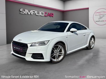 Audi tt coupe 1.8 tfsi 180 s tronic 7 s line occasion simplicicar besanÇon simplicicar simplicibike france