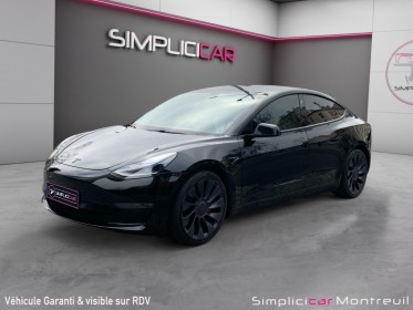 Tesla model 3 performance awd batterie soh 100 garantie 12 mois occasion montreuil (porte de vincennes)(75) simplicicar...