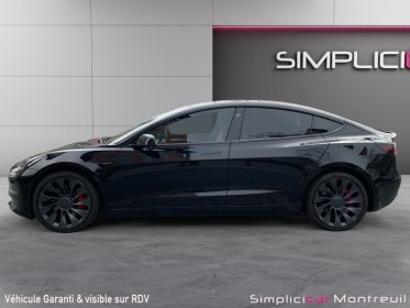 Tesla model 3 performance awd batterie soh 100 garantie 12 mois occasion montreuil (porte de vincennes)(75) simplicicar...