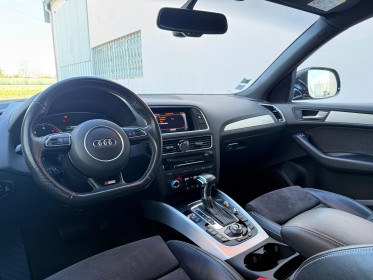 Audi q5 q5 2.0 tdi 190 s tronic 7 quattro s line sellerie cuir alcantara régulateur de vitesse garantie 12 mois occasion...