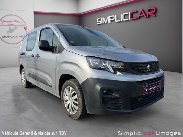 Peugeot partner 1.5 bluehdi 130 ss 950kg premium 3pl 2022 occasion simplicicar limoges  simplicicar simplicibike france