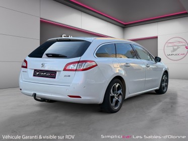 Peugeot 508 sw 2.0 bluehdi 180ch ss eat6 allure interieur cuir siege electrique chauffants toit panoramique garantie 12 mois...