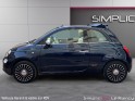 Fiat 500c my17 1.2 69 ch dualogic riva cabriolet siege cuir bon état garantie 12 mois occasion simplicicar le raincy...