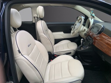 Fiat 500c my17 1.2 69 ch dualogic riva cabriolet siege cuir bon état garantie 12 mois occasion simplicicar le raincy...