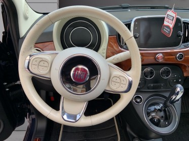 Fiat 500c my17 1.2 69 ch dualogic riva cabriolet siege cuir bon état garantie 12 mois occasion simplicicar le raincy...