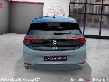 Volkswagen id.3 440 kms autonomie / 150 kw 204 ch  finition 1st plus / caméra de recul / occasion réunion ville st pierre...