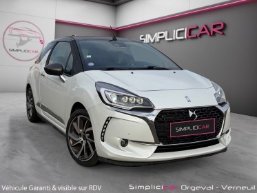 Ds ds3 cabriolet 110ch eat6 sport chic / full led / camera de recul / carplay / distribution faite occasion simplicicar...