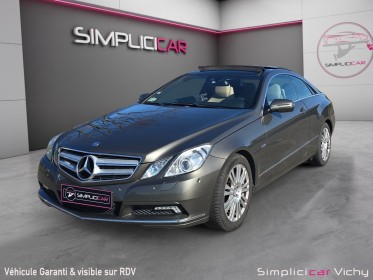 Mercedes classe e coupe 350 cdi 231 ch executive a 7g-tronic révisée boite vidangée garantie 12 mois toit panoramique......