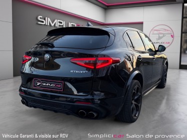 Alfa romeo stelvio 2.9 v6 510ch at8 quadrifoglio/origine france/ toit ouvrant - carplay - sièges électriques chauffants-...