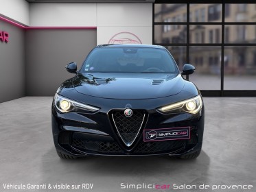 Alfa romeo stelvio 2.9 v6 510ch at8 quadrifoglio/origine france/ toit ouvrant - carplay - sièges électriques chauffants-...